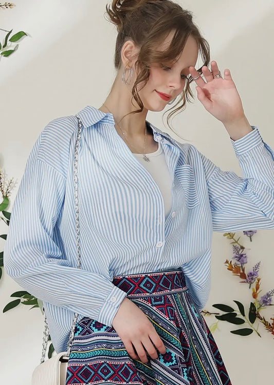 Striped Button Down Long Sleeve