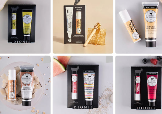 DIONIS GOAT MILK SKINCARE LIP & HAND SET