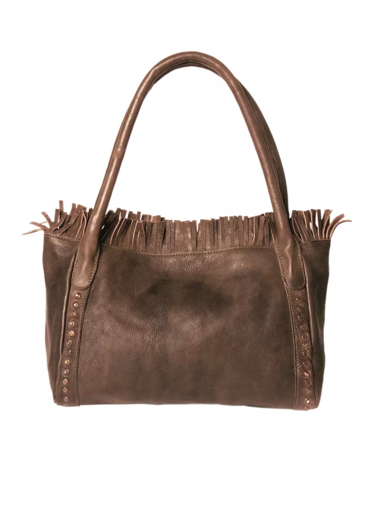 NM Never Mind Tote Vintage Handmade Genuine Cowhide Leather Women Bag