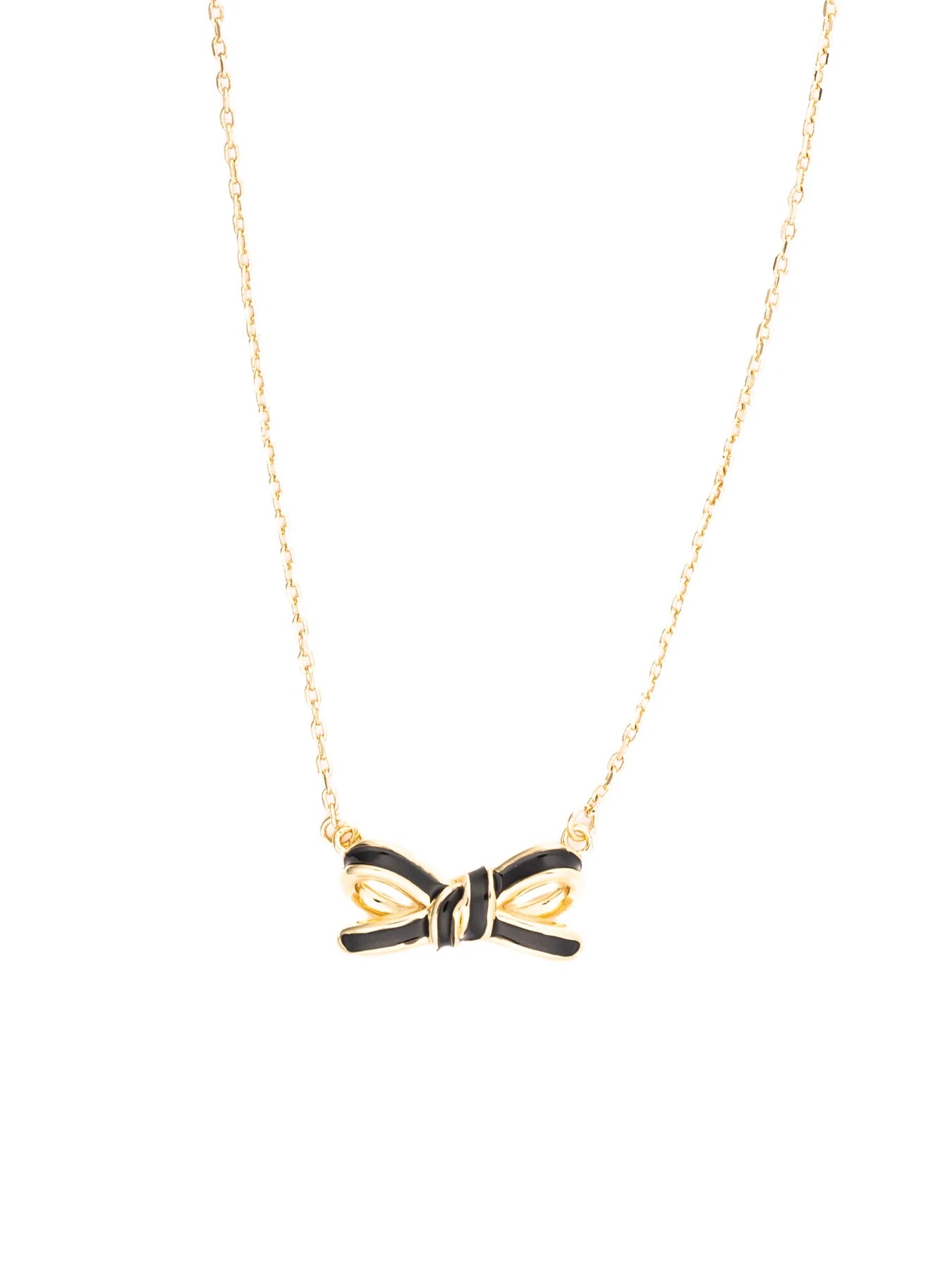 Luxe Bow Black Necklaces