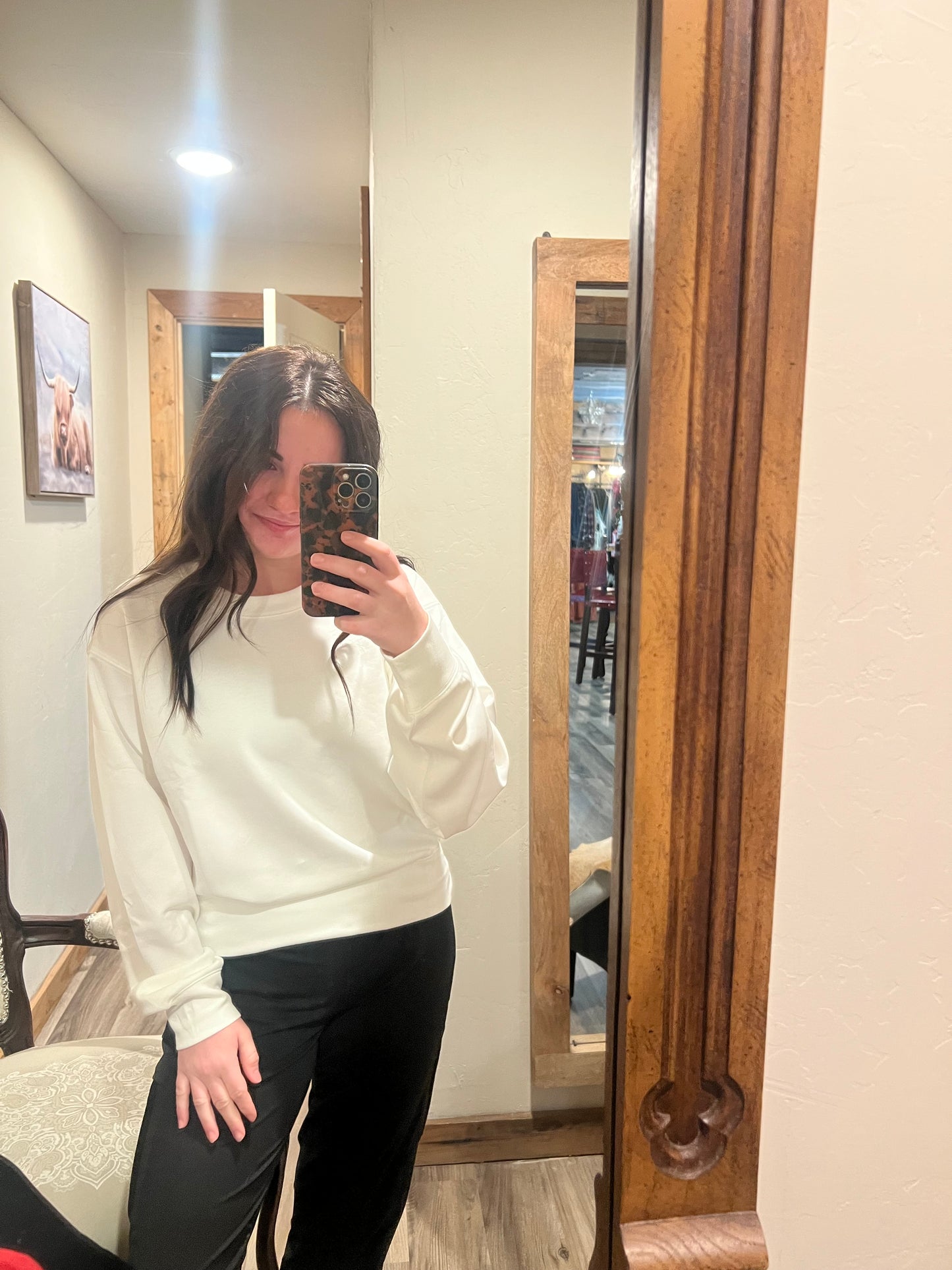 Double Zero White Butter Soft Crewneck