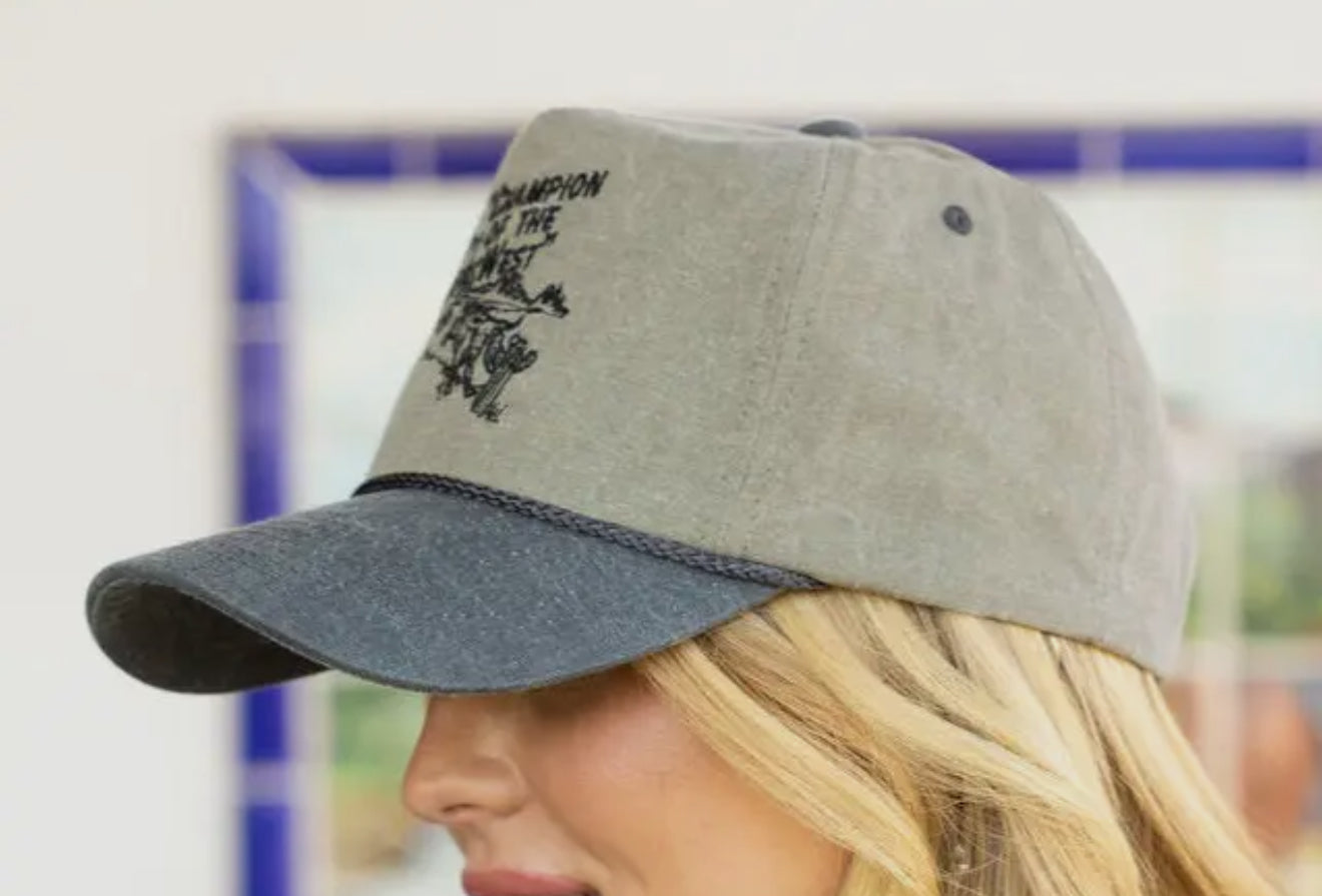 Rodeo Quincy Champion of the West Cap