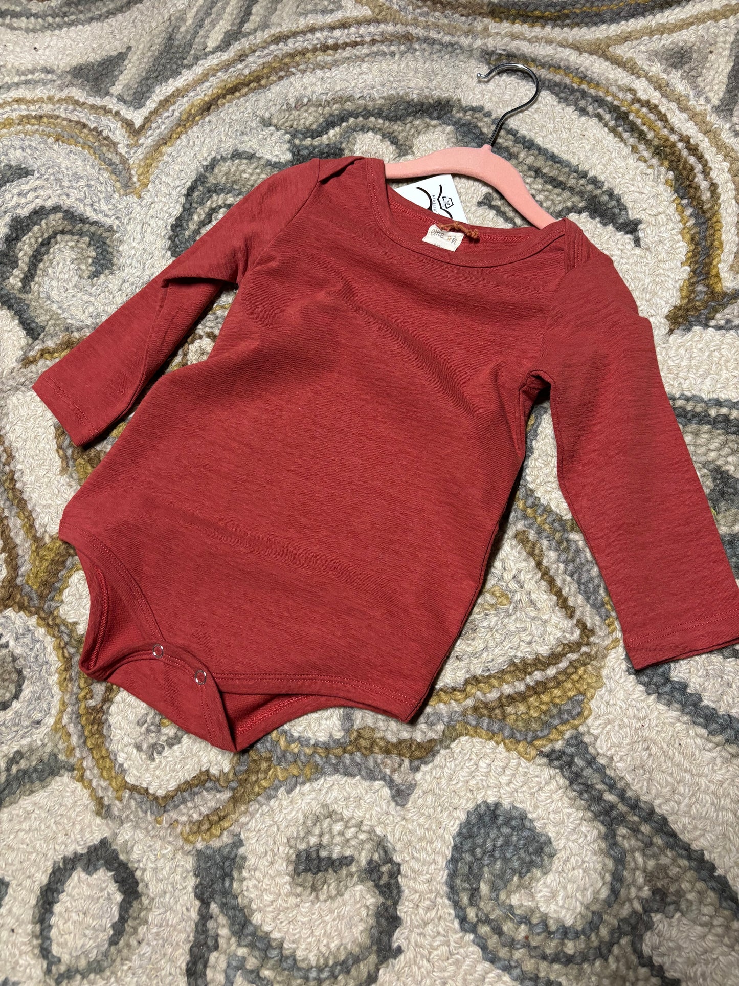 Rust Long Sleeve 9-12M