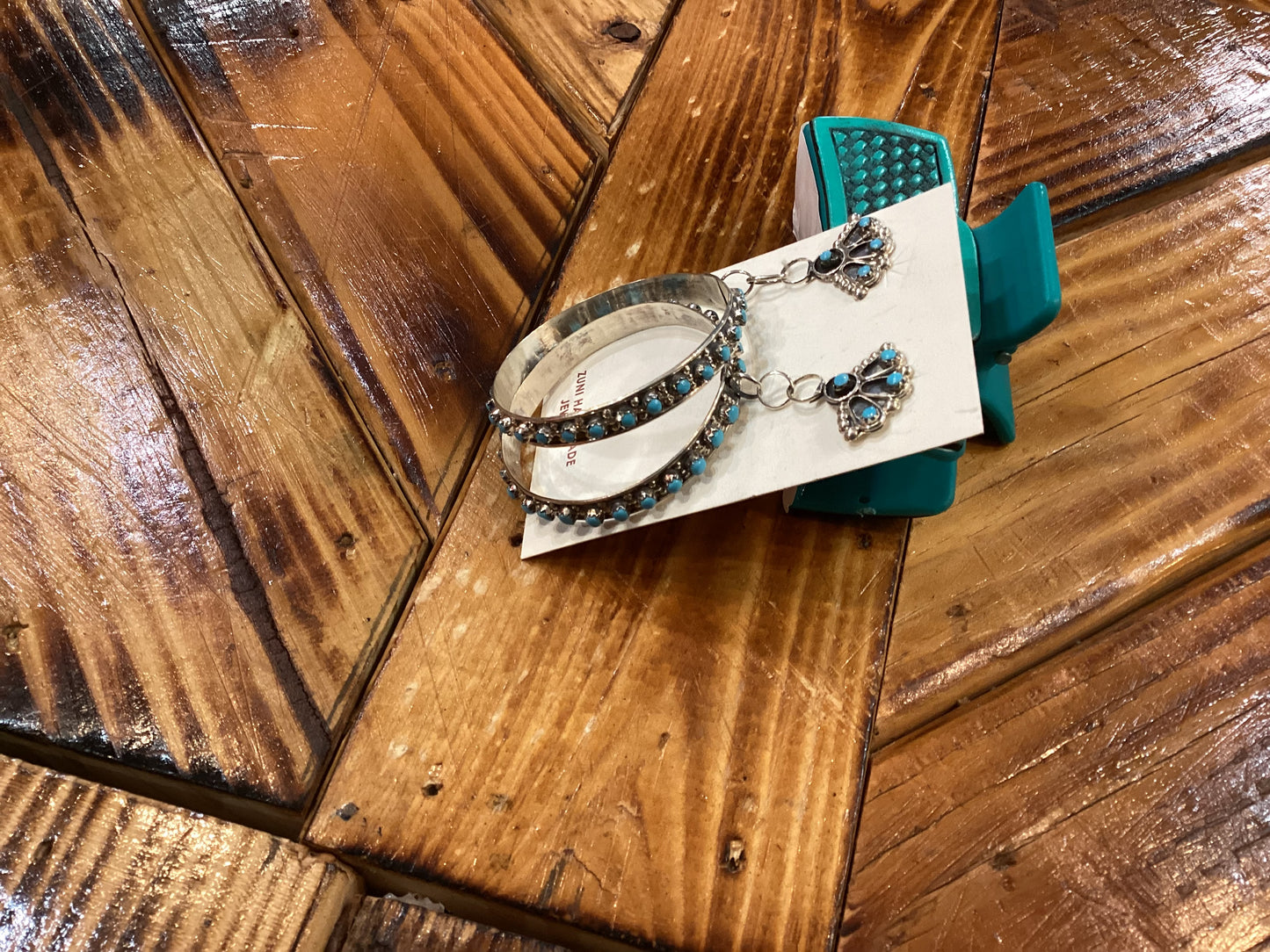 Zuni Handmade Sterling Earrings