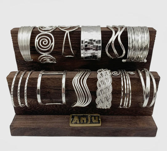 Anju - Stainless Steel Cuff Adjustable