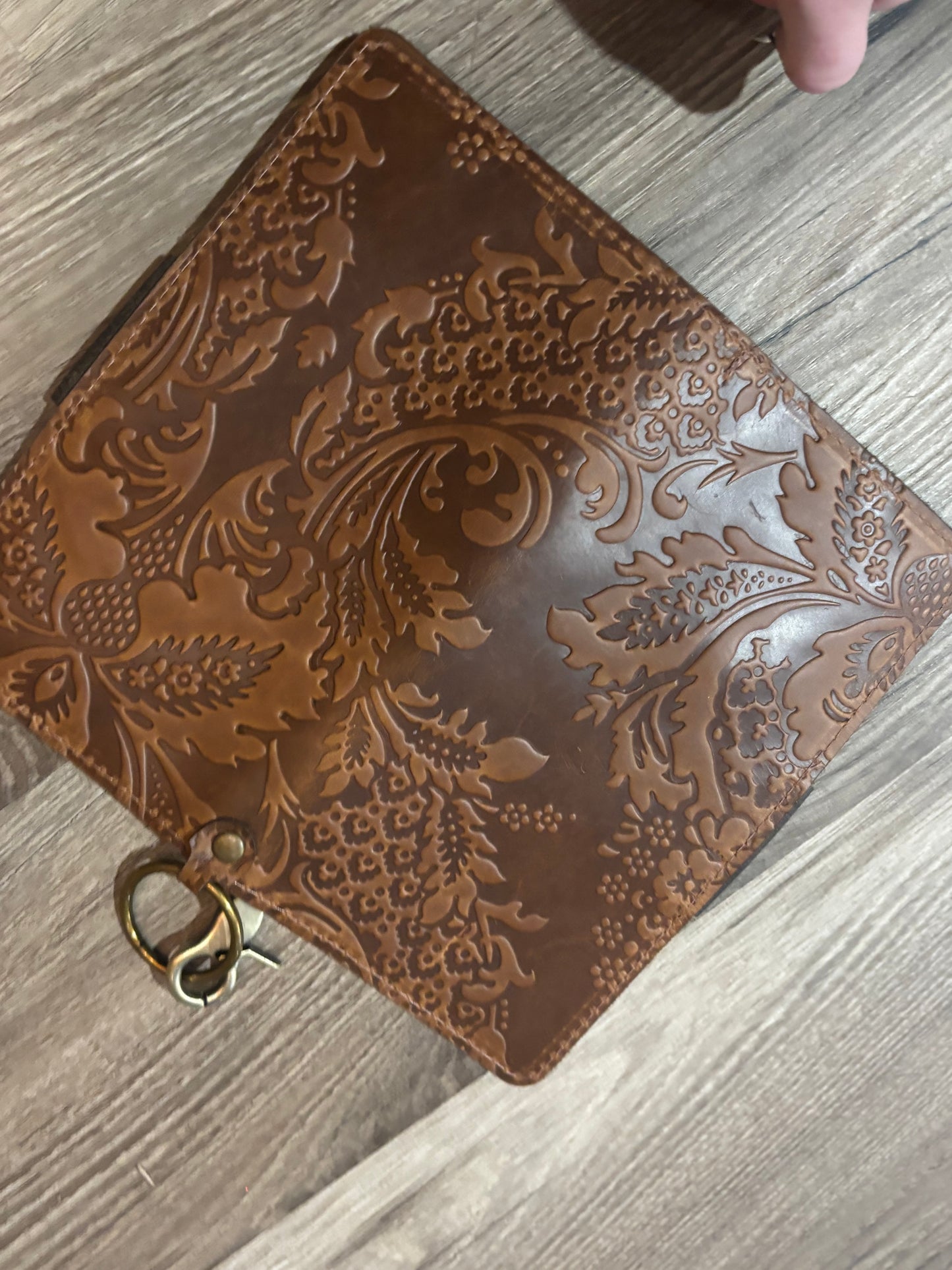 Keep it Gypsy Tooled leather wrist Wallet