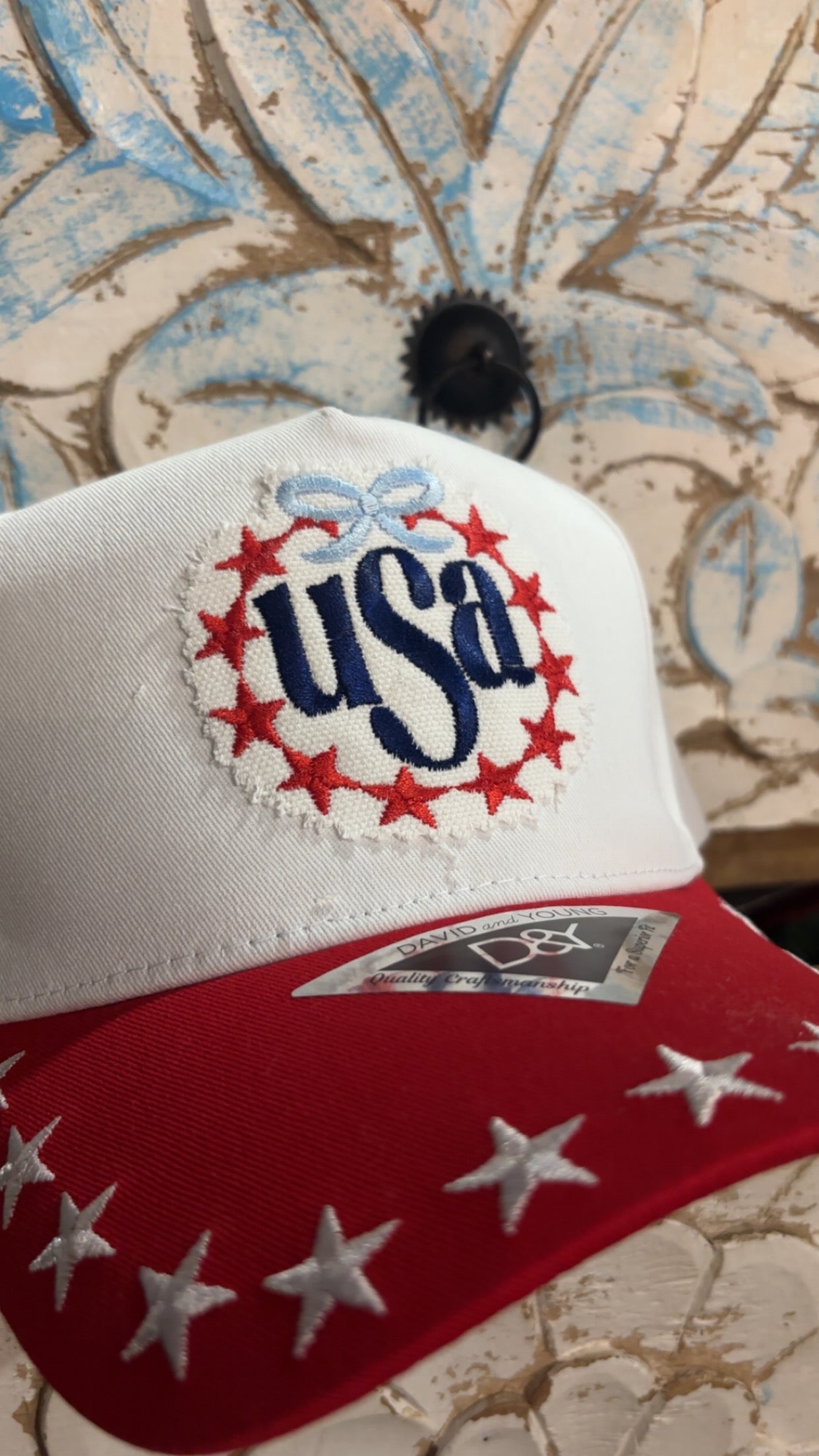 Custom Designed Decorative Bill with Patch- Holiday and Fun Caps
