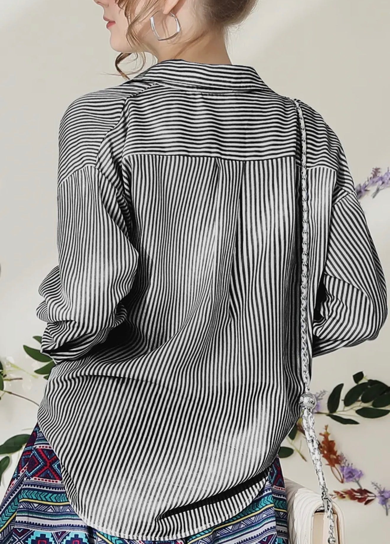 Striped Button Down Long Sleeve