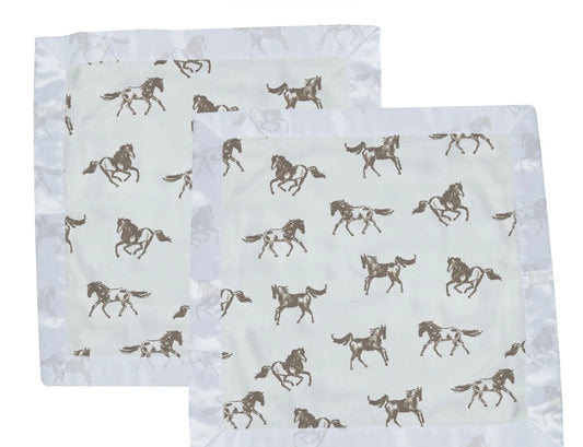 Galloping Horses Baby Blankie