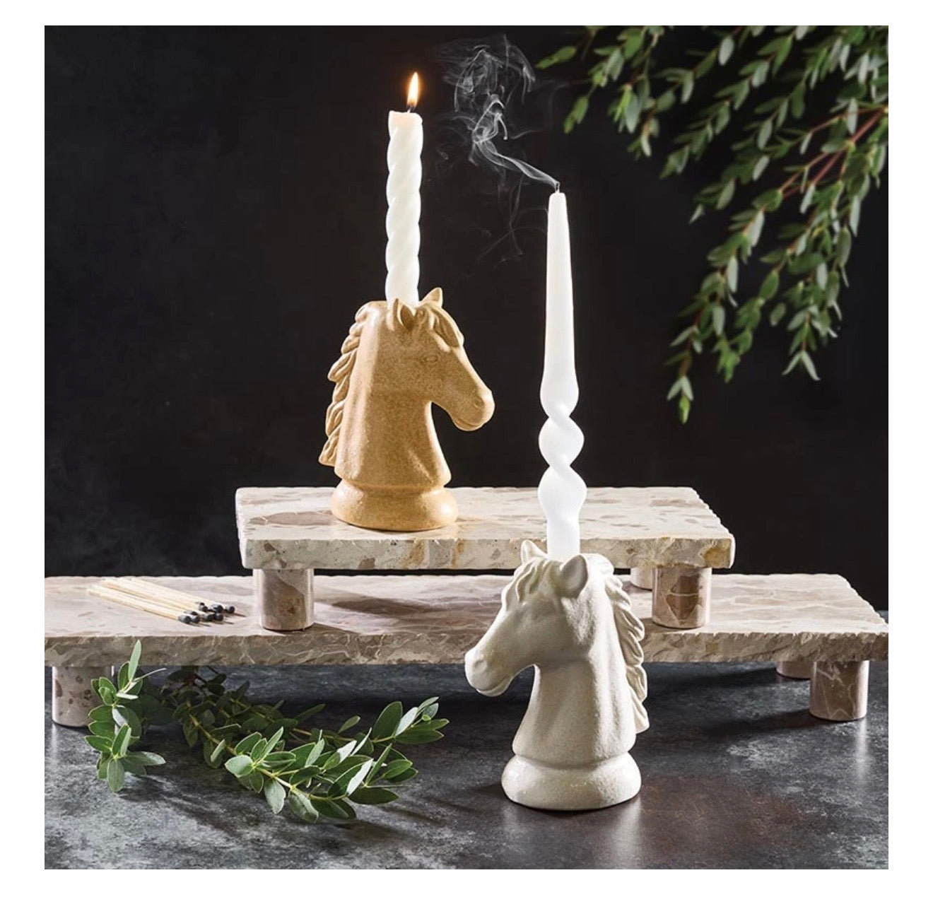 Solid Marble Stand Riser Large and Small Multiple Colors