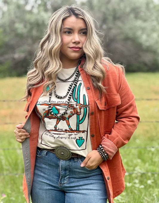 TEXAS TRUE THREADS Lauren's Longhorn Tee