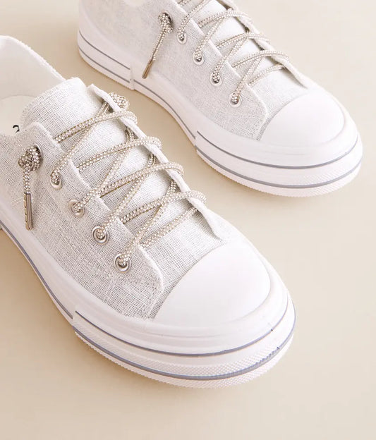 VERY G Aman Sparkle Rhinestone Sneaker