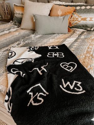 Dream Me Western Plush Blanket