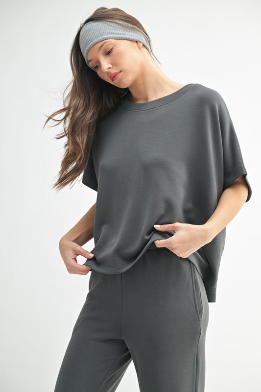 MONO B LAGUNA BOATNECK TOP