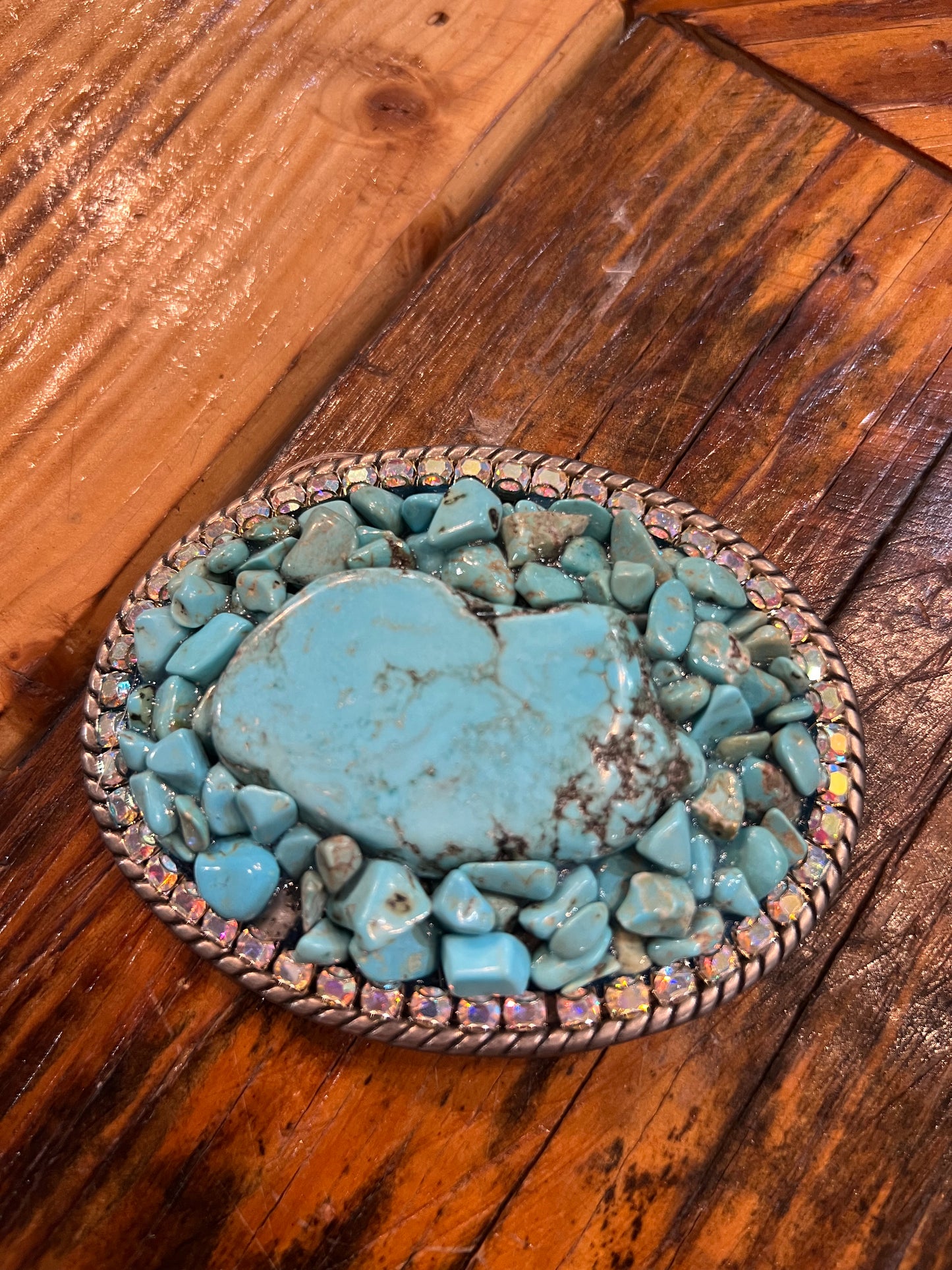 Turquoise Stone Belt Buckle