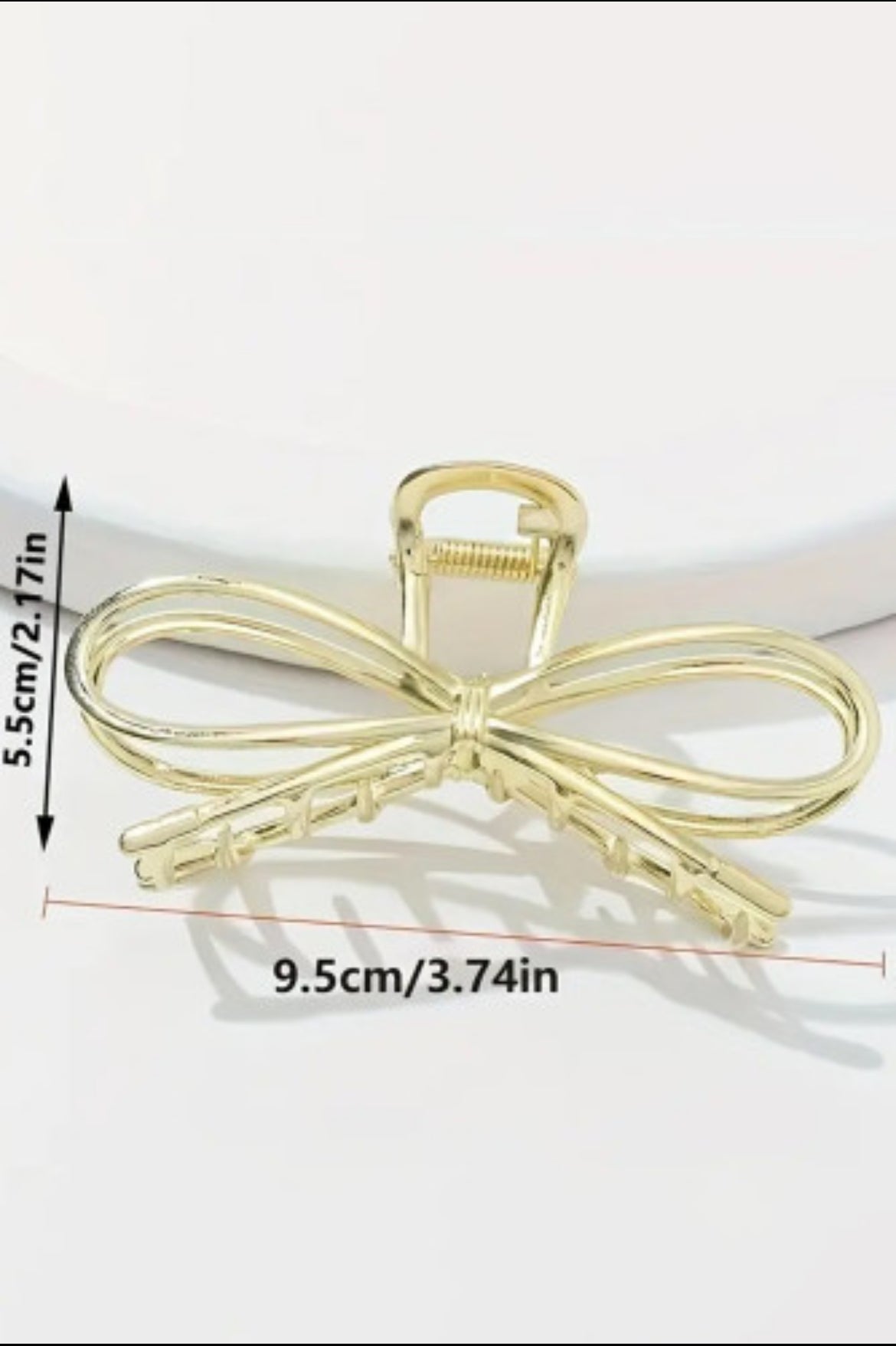 Large Alloy Hair Claw Clip