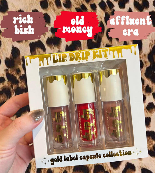 TMLL Gold Capsule Lip
Drip Trio - Limited Edition