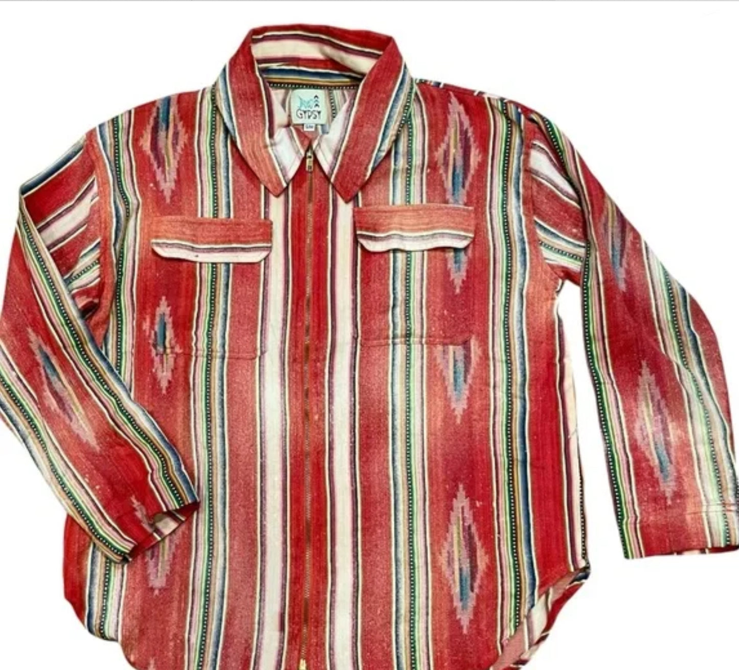 Jaded Gypsy Southwest Sunset Jacket - Parchment