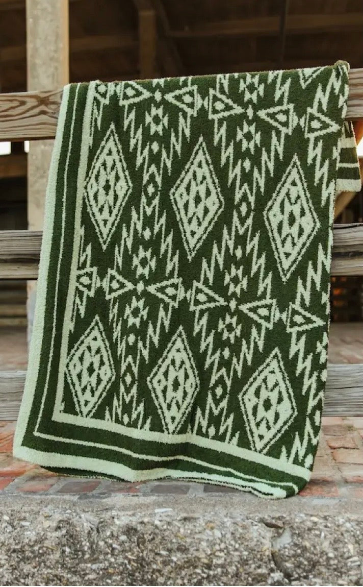 Lucky and Blessed COZY BLANKET PRINTED BLANKET (50IN X 60IN)