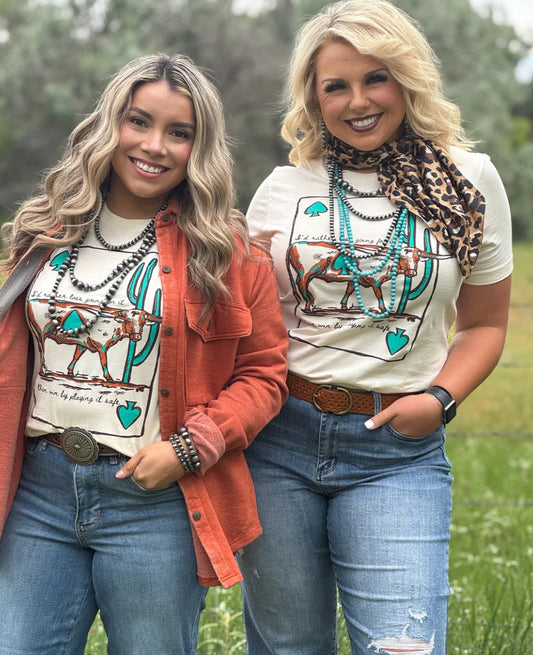 TEXAS TRUE THREADS Lauren's Longhorn Tee
