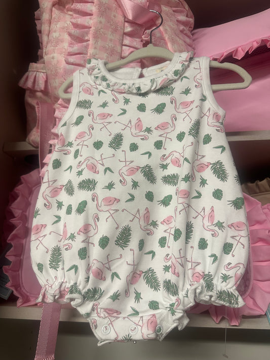 Baby Luigi Flamingo Bubble Onesie