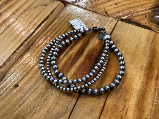 3 Strand Navajo Pearl Bracelet