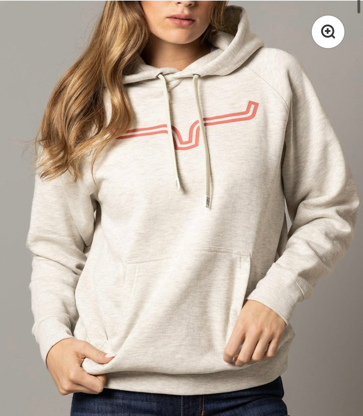 Kimes Ranch Ladies Outlier Hoodie (Oatmeal Heather)
