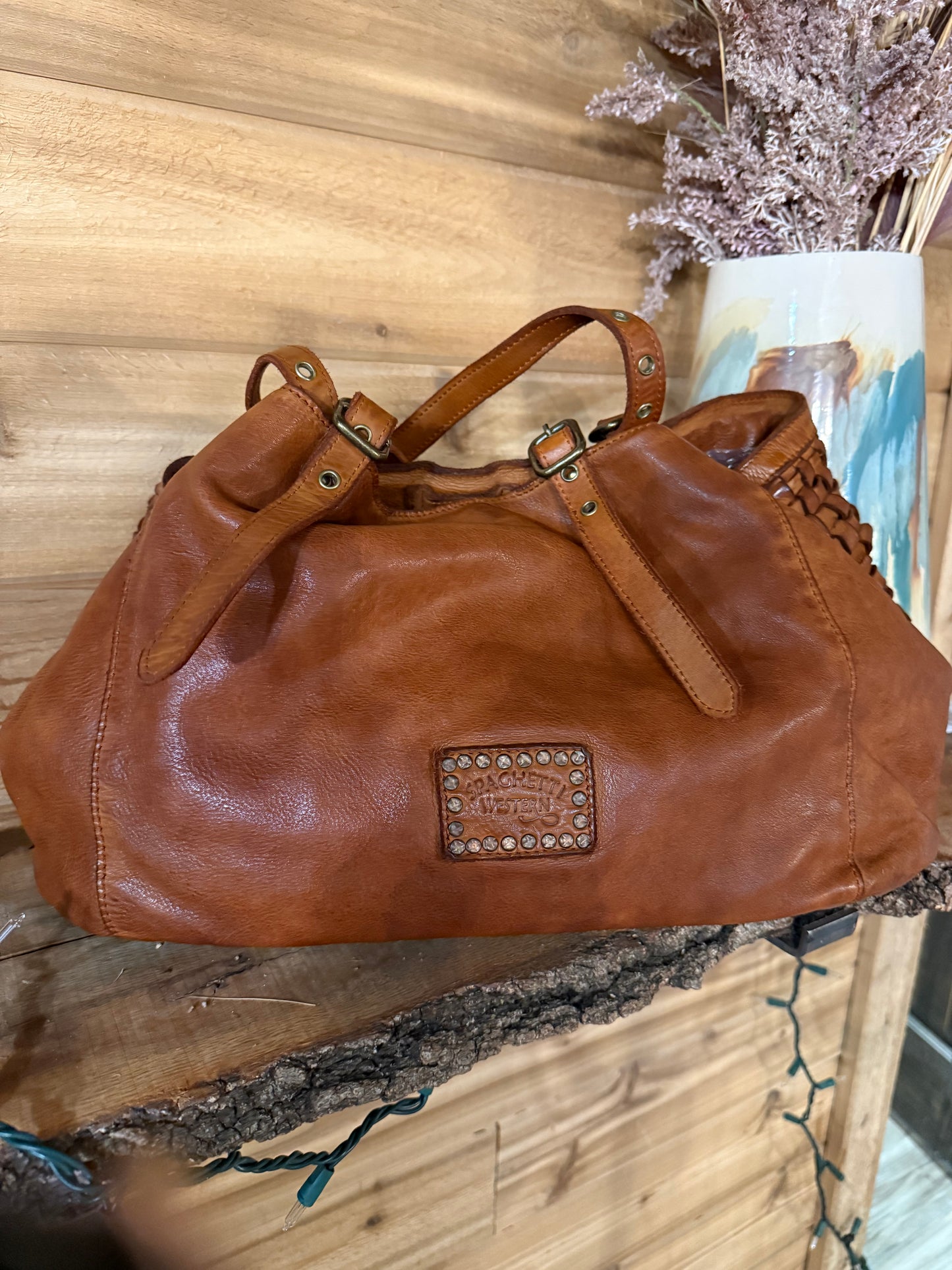 Spagetti Western Tote Genuine Leather women bag western Bag