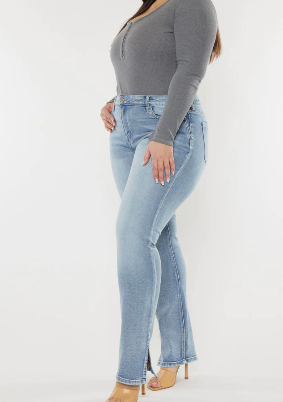 KanCan DOREEN MID RISE Y2K BOOTCUT JEANS (PLUS SIZE)