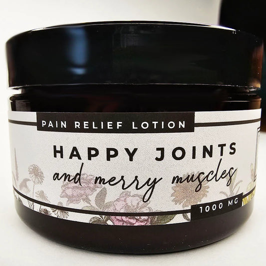 HAPPY JOINTS & MERRY MUSCLES 1,000mg 2oz Jar - House of Cottonwood
