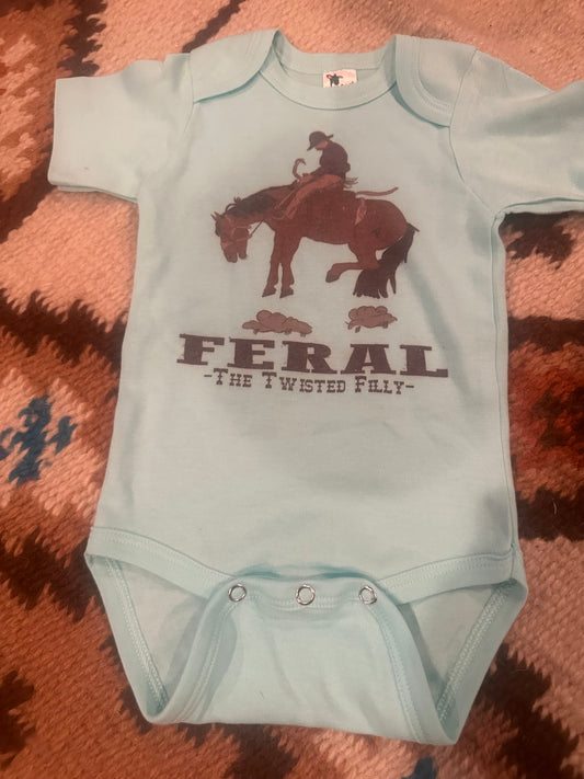 FERAL - S/S Infant One Piece 3-6 months