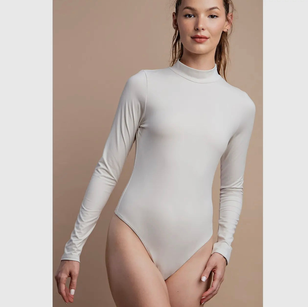 RAE MODE - BUTTER SOFT LONG SLEEVE MOCK NECK BODYSUIT