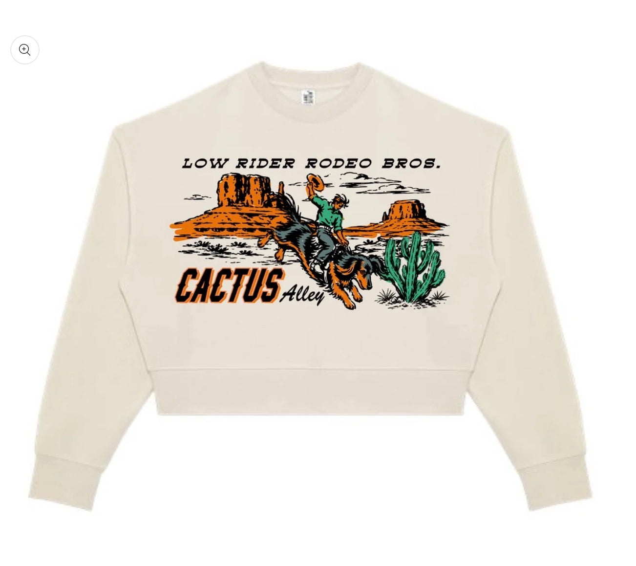 Cactus Alley  Hat Co.“Low Rider” cropped women’s Crewneck