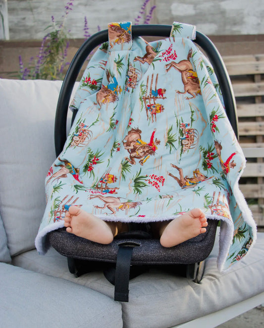 Cowboy Carrier Canopy Blanket