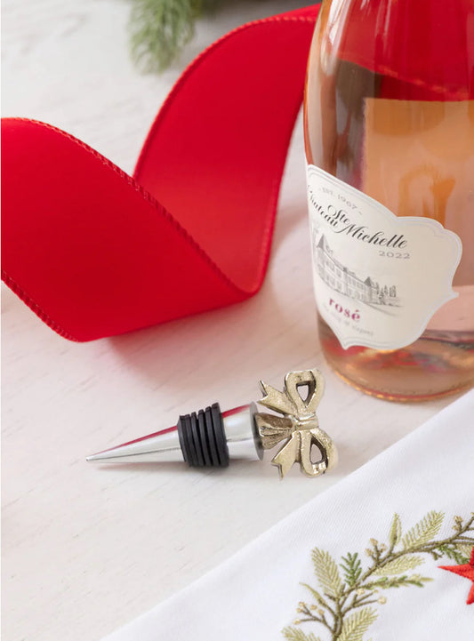 Mary Square Wine Stopper Bow