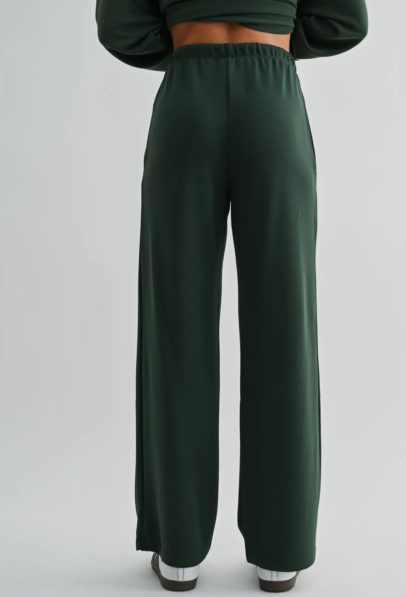 Laguna Deep Forest Wide-Leg Pants