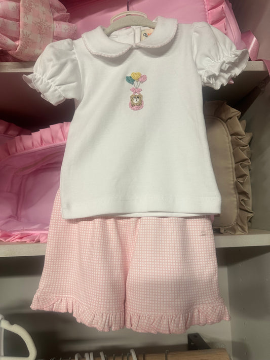 Baby Luigi Balloon Bear Short Set