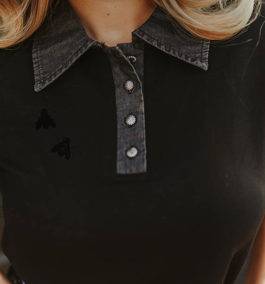 BROCKTON TOP *MIDNIGHT