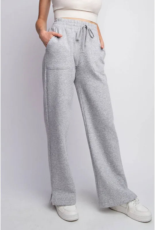 Rae Mode French Terry Straight Leg Pants