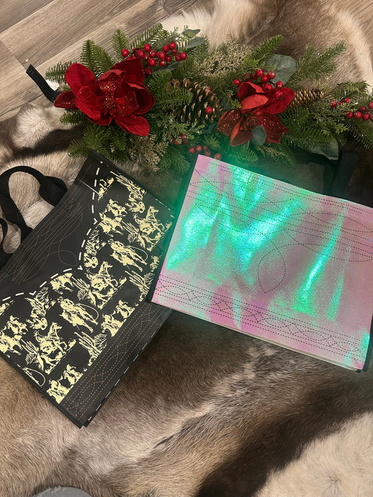 TRIPPY STITCH TOTE / TOTE-ALLY WESTERN Gift Bag