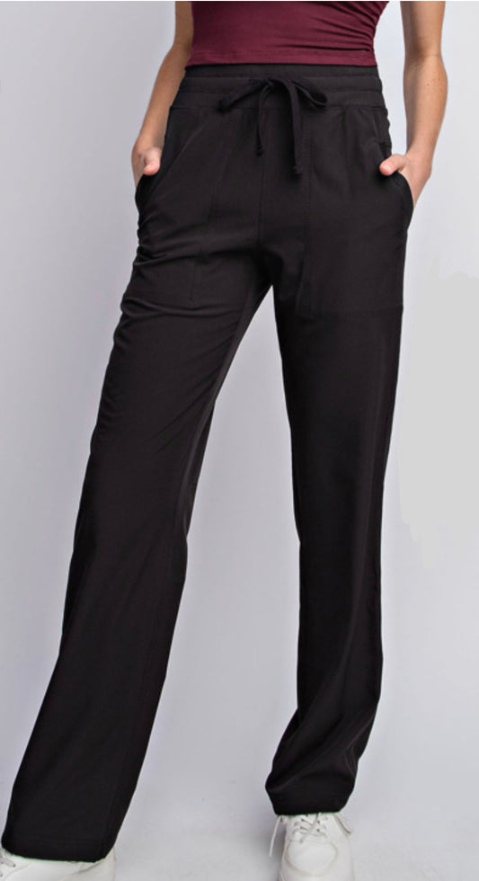 OXFORD ST WOVEN DANCE STUDIO MID RISE FULL LENGTH PANTS