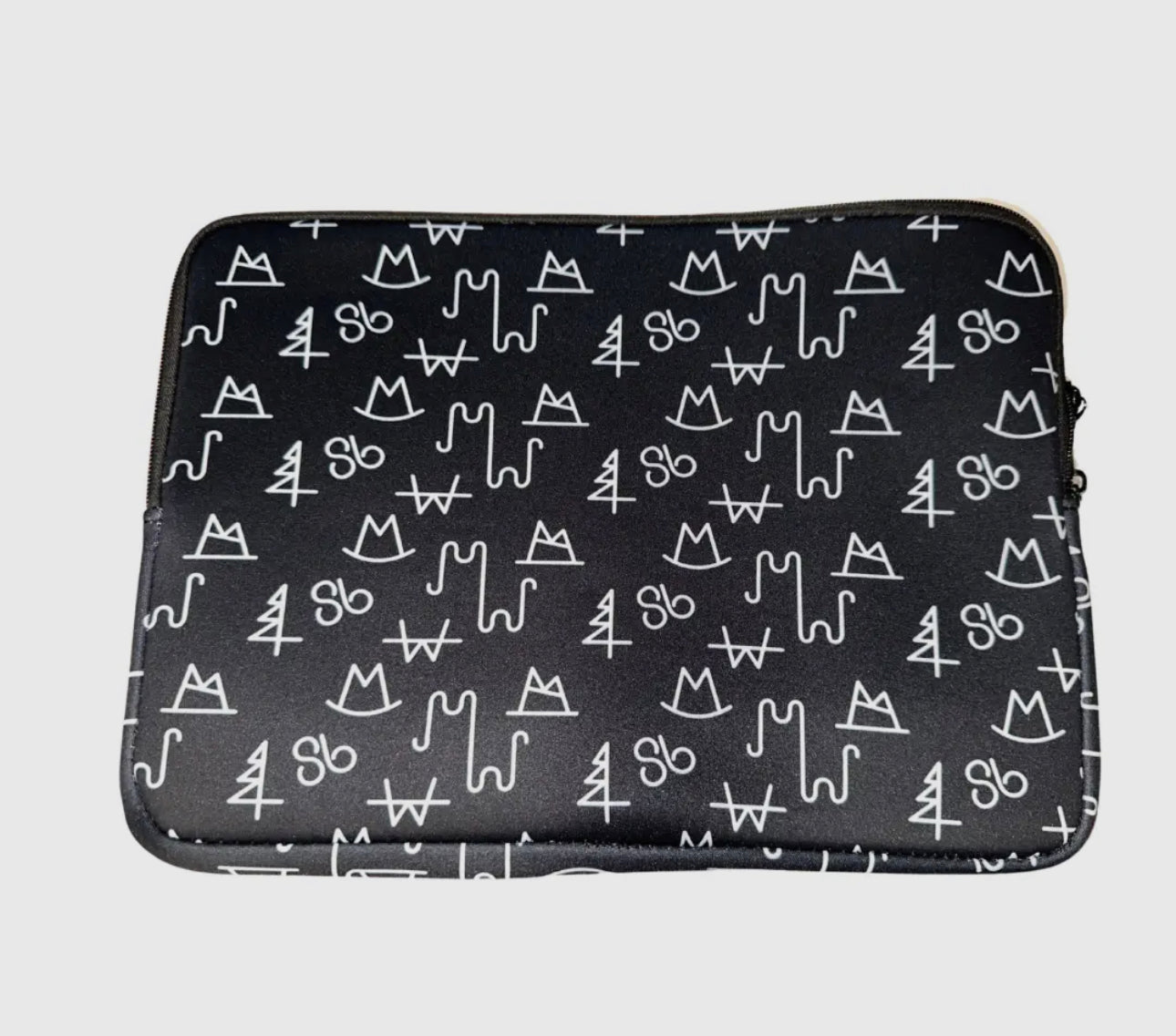 Black Brand Laptop Case