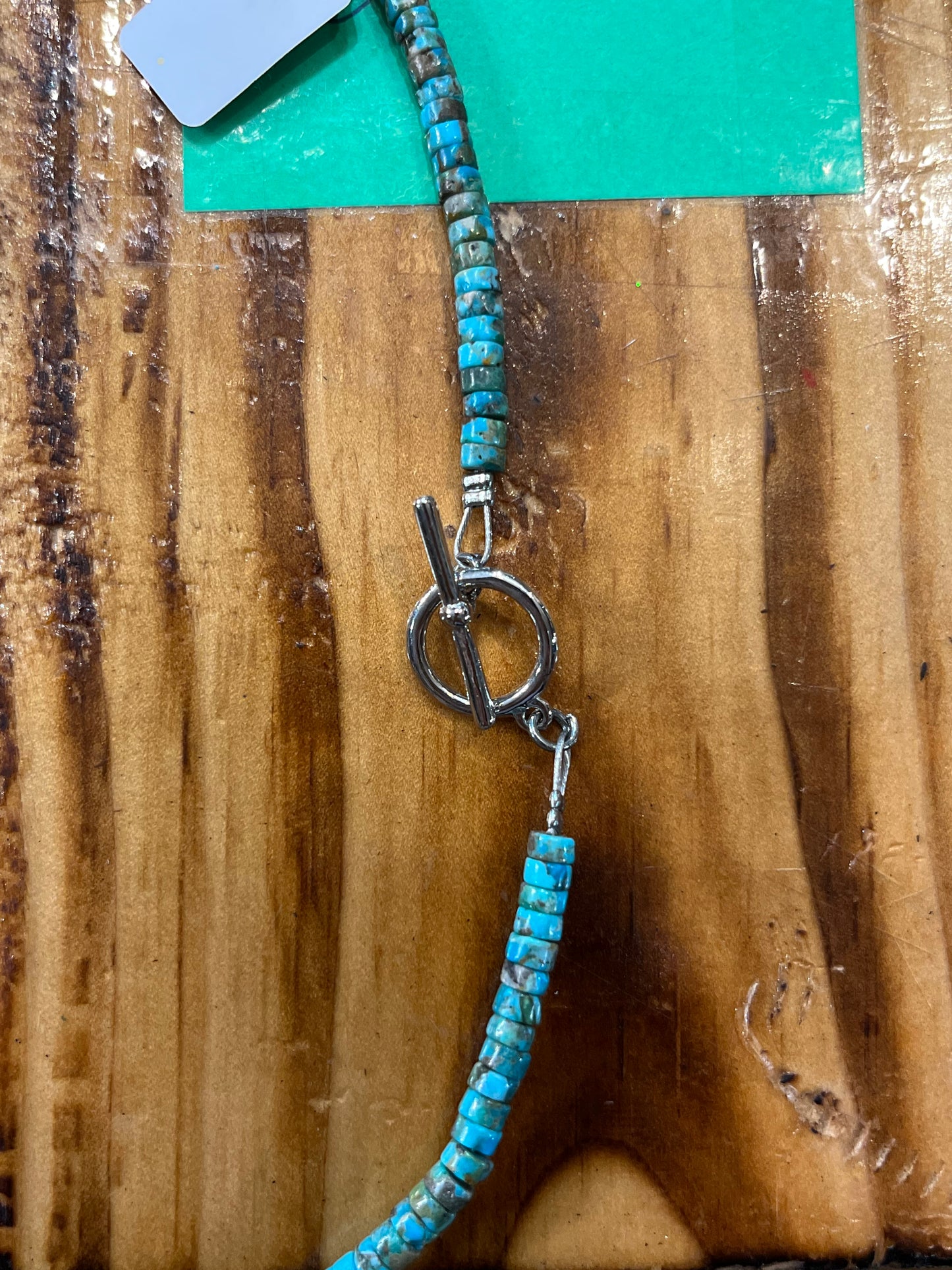 Authentic Turquoise Disc Necklace