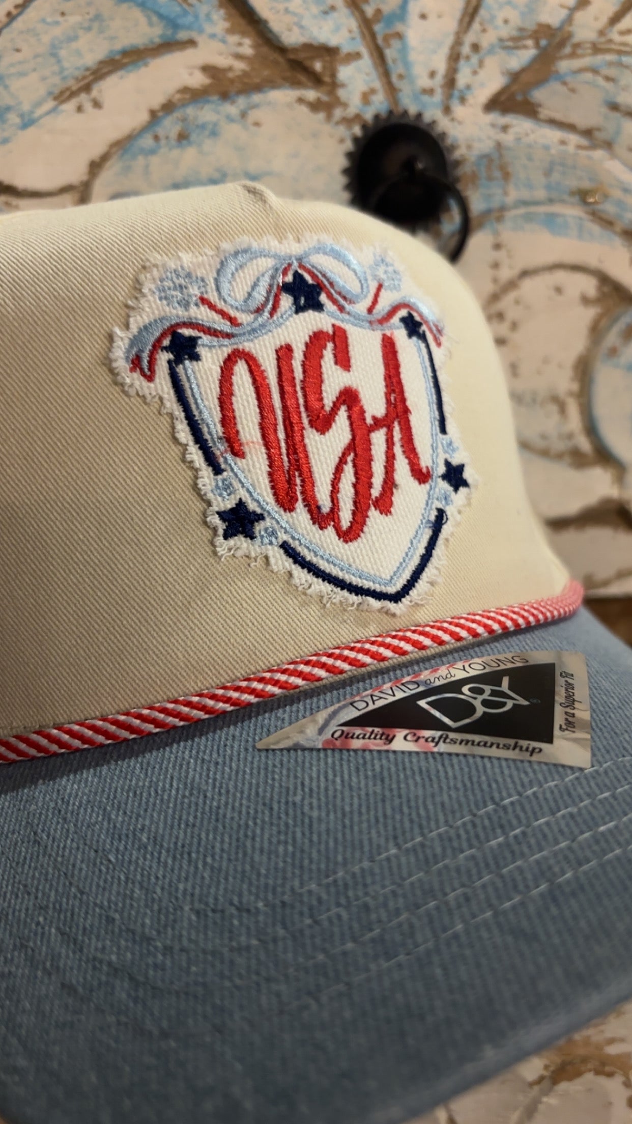 Custom Designed Decorative Bill with Patch- Holiday and Fun Caps