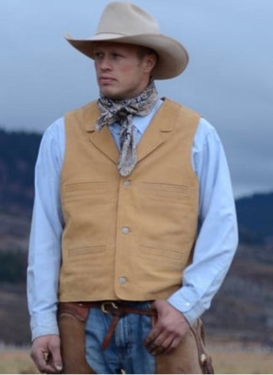 Wyoming Traders Buffalo Leather Vest