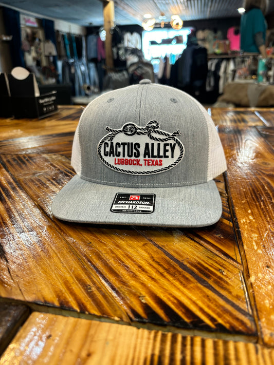 "Flank Rope"   Gray/ White Mesh Trucker Snapback Cap