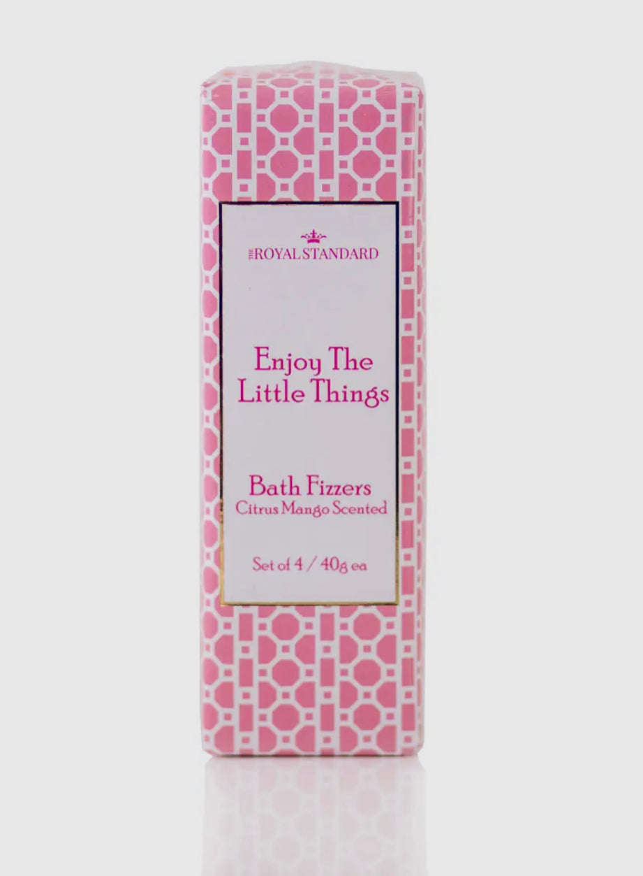 Enjoy the Little Things Bath Fizzers
Citrus Mango Scented Set of 4