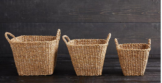 Seagrass Baskets with Handles 2 sizes