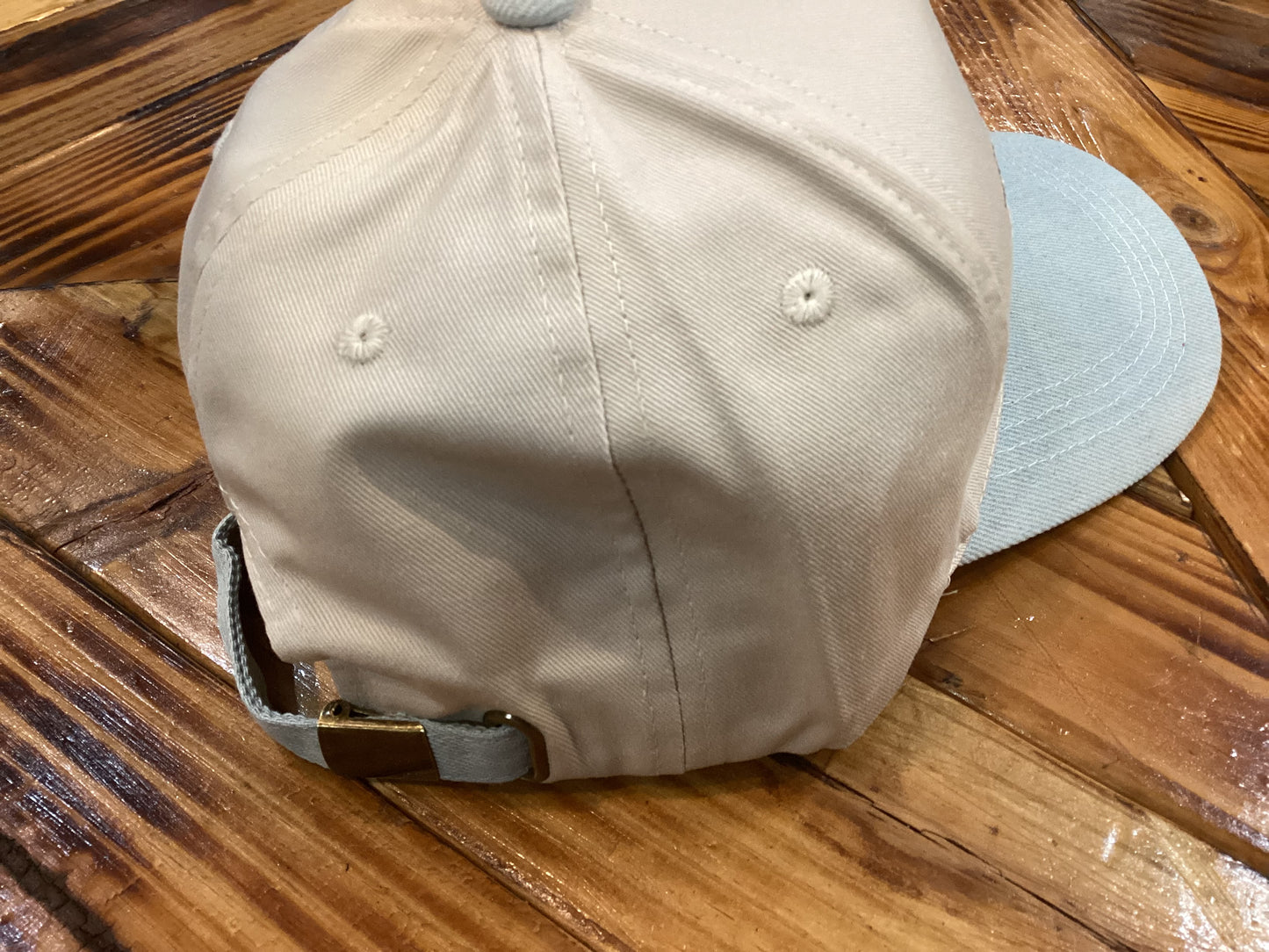 Raised Embroidered Two-Tone Baseball Cap