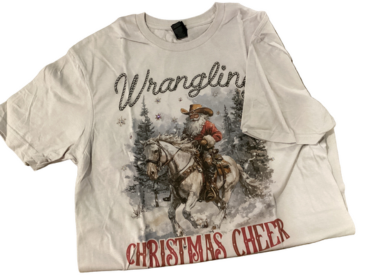Wrangling Christmas Cheer t-shirt